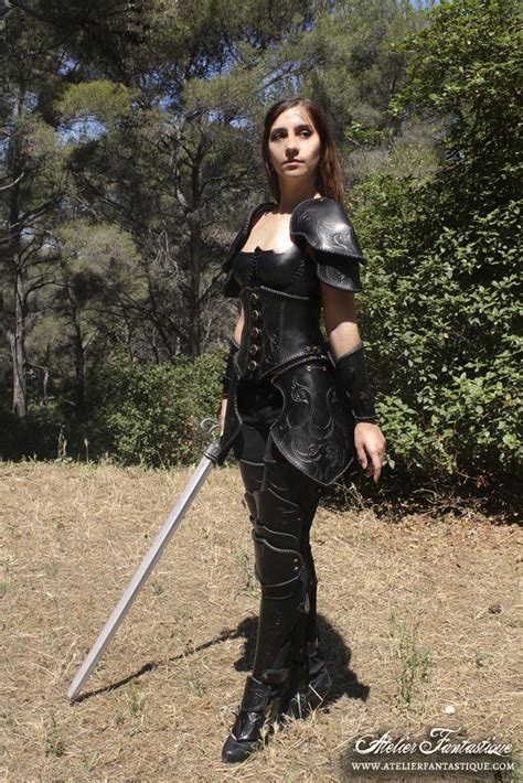 leather armour larp|larp female leather armor.